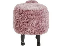 Best Beliani Elainjakkara Kangas Säilytystila Vaaleanpunainen 55 X 35 Cm Sheep