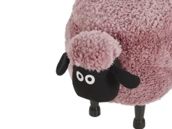 Best Beliani Elainjakkara Kangas Säilytystila Vaaleanpunainen 55 X 35 Cm Sheep