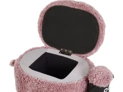 Best Beliani Elainjakkara Kangas Säilytystila Vaaleanpunainen 55 X 35 Cm Sheep