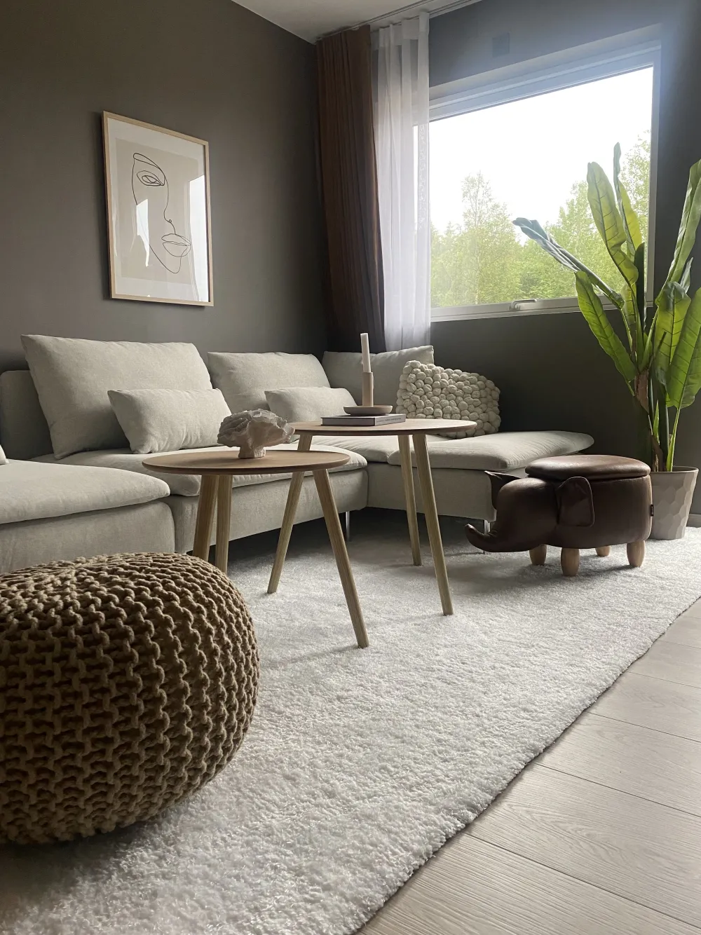 Lastenhuone<Beliani Elainjakkara Keinonahka Säilytystila Tummanruskea 70 X 32 Cm Elephant