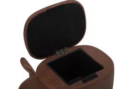 Lastenhuone<Beliani Elainjakkara Keinonahka Säilytystila Tummanruskea 70 X 32 Cm Elephant