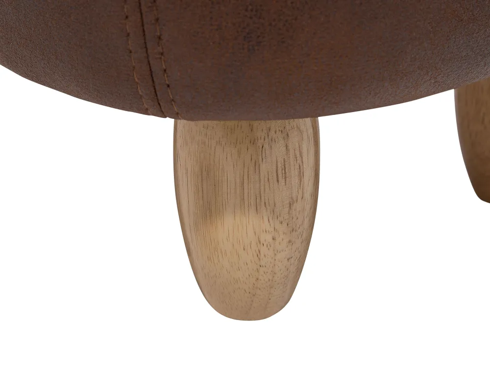 Lastenhuone<Beliani Elainjakkara Keinonahka Säilytystila Tummanruskea 70 X 32 Cm Elephant