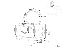 Flash Sale Beliani Elainrahi Ruskea Doggy