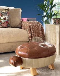 Best Beliani Elainrahi Ruskea Keinonahkainen Turtle