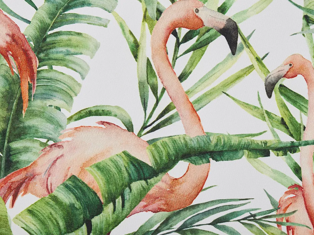 Tekstiilit<Beliani Flamingokuviollinen Vaihtokangas Puutarhatuoliin 2 Kpl Cine