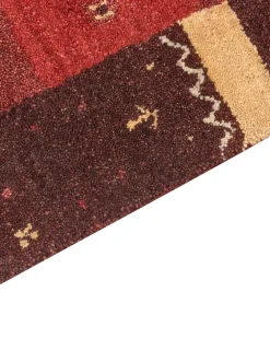 Matot<Beliani Gabbeh-Matto Villa Punainen 160 X 230 Cm Sinanli