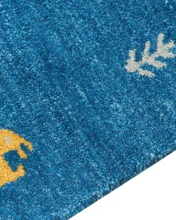 Matot<Beliani Gabbeh-Matto Villa Tummansininen 160 X 230 Cm Calti