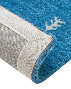 Matot<Beliani Gabbeh-Matto Villa Tummansininen 160 X 230 Cm Calti