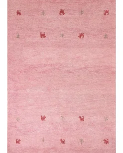 Matot<Beliani Gabbeh-Matto Villa Vaaleanpunainen 160 X 230 Cm Yulafi