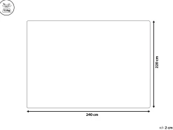 Flash Sale Beliani Harmaa Kohokuvioitu Paivapeitto 220 X 240 Alamut