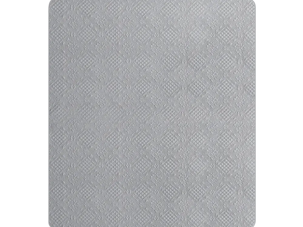 Tekstiilit<Beliani Harmaa Kohokuvioitu Paivapeittosetti 140 X 210 Cm Alamut