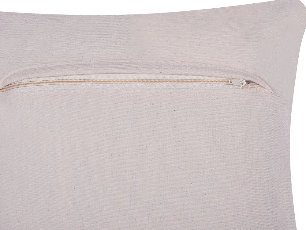 Shop Beliani Harmaa Nahkainen Tilkkukoristetyynysetti 45 X 45 Cm 2 Kpl Neeloor