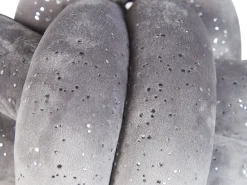 Flash Sale Beliani Harmaa Samettinen Solmutyyny Kimalteella O 20 Cm Malni