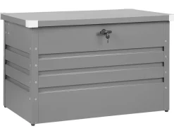 Ulkokalusteet<Beliani Harmaa Teraksinen UlkoSäilytyslaatikko 100 X 60 Cm Cebrosa