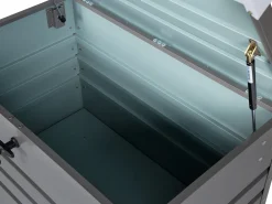 Ulkokalusteet<Beliani Harmaa Teraksinen UlkoSäilytyslaatikko 100 X 60 Cm Cebrosa