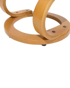 Outlet Beliani Hierontatuoli Jalkatuella Kangas Musta Hero