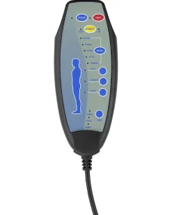 Outlet Beliani Hierontatuoli Jalkatuella Kangas Musta Hero