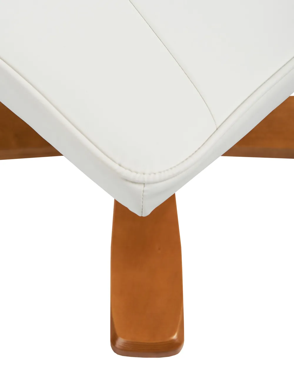 Best Sale Beliani Hierontatuoli Jalkatuella Keinonahka Kermanvalkoinen Relaxpro