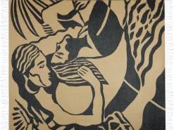 Flash Sale Beliani Huopa Beige/Musta 130 X 170 Cm Kudiya