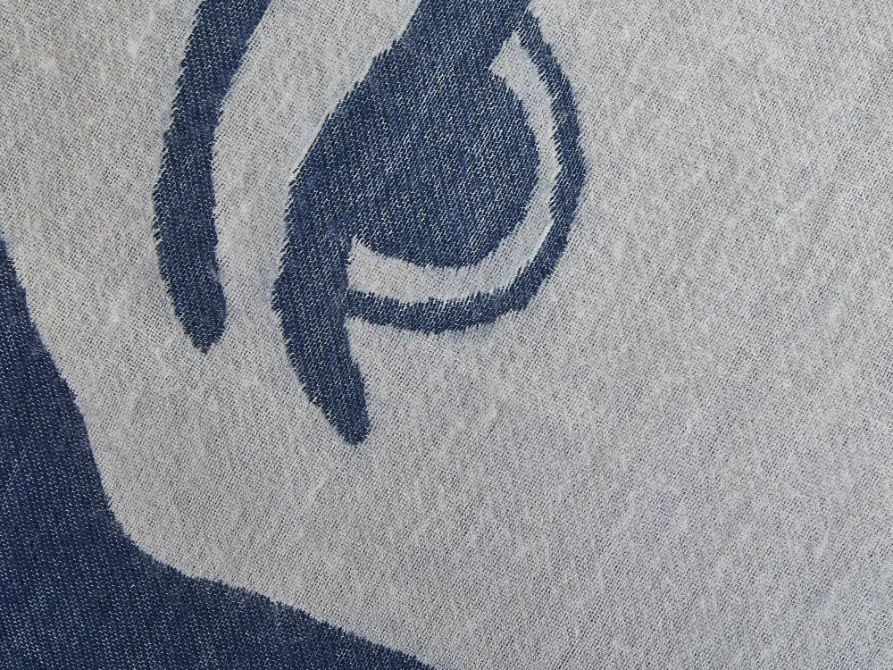 Tekstiilit<Beliani Huopa Beige/Sininen 130 X 170 Cm Halede