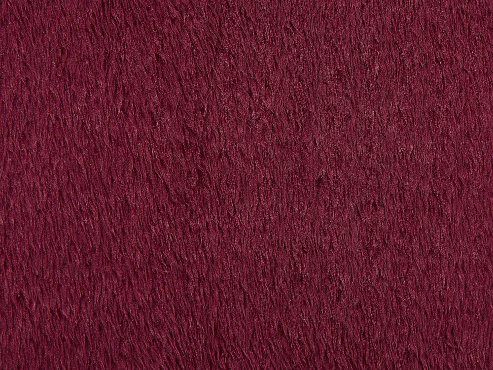 Tekstiilit<Beliani Huopa Kangas Viininpunainen 125 X 150 Cm Namdu