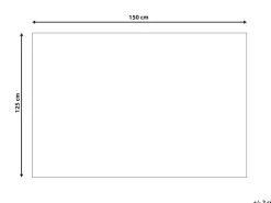 Tekstiilit<Beliani Huopa Kangas Viininpunainen 125 X 150 Cm Namdu