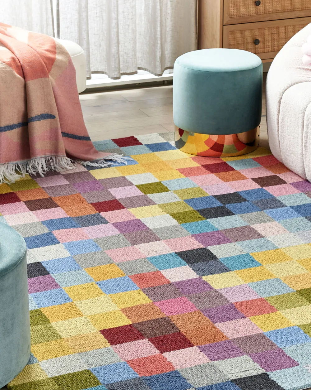 Flash Sale Beliani Huopa Monivarinen 130 X 170 Cm Resha