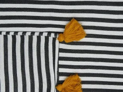 Tekstiilit<Beliani Huopa Musta/Valkoinen 130 X 170 Cm Sunwal