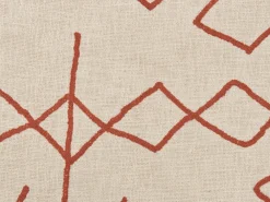 Cheap Beliani Huopa Puuvilla Beige/Punainen 130 X 180 Cm Bhiwani