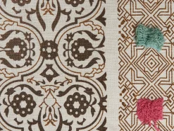 Tekstiilit<Beliani Huopa Puuvilla Beige/Ruskea 130 X 180 Cm Chinsurah