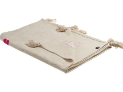 Tekstiilit<Beliani Huopa Puuvilla Beige/Vaaleanpunainen 130 X 180 Cm Nandyal