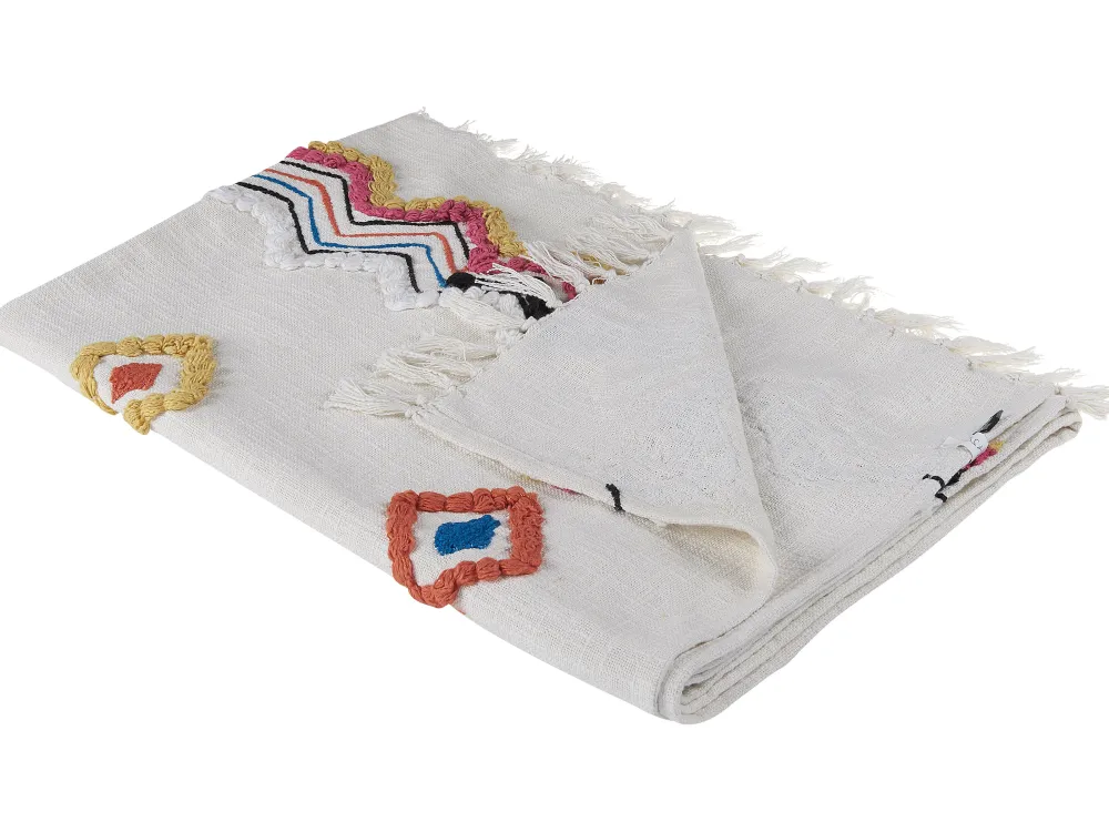 Shop Beliani Huopa Puuvilla Monivarinen 130 X 180 Cm Morena