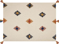 Tekstiilit<Beliani Huopa Puuvilla Monivarinen 130 X 180 Cm Munger