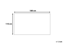 Tekstiilit<Beliani Huopa Puuvilla Vaaleanharmaa 110 X 180 Cm Anamur