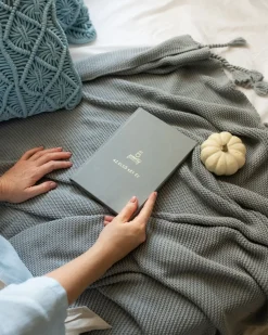 Cheap Beliani Huopa Puuvilla Vaaleanharmaa 125 X 150 Cm Nazilli