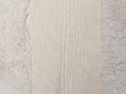 Tekstiilit<Beliani Huopa Puuvilla Valkoinen 130 X 180 Cm Raebareli