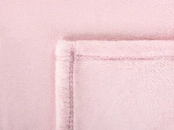 Tekstiilit<Beliani Huopa Vaaleanpunainen 200 X 220 Cm Bayburt