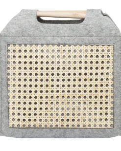 Discount Beliani Huopakori Vaaleanharmaa/Vaalea Puu 3 Kpl Sariot