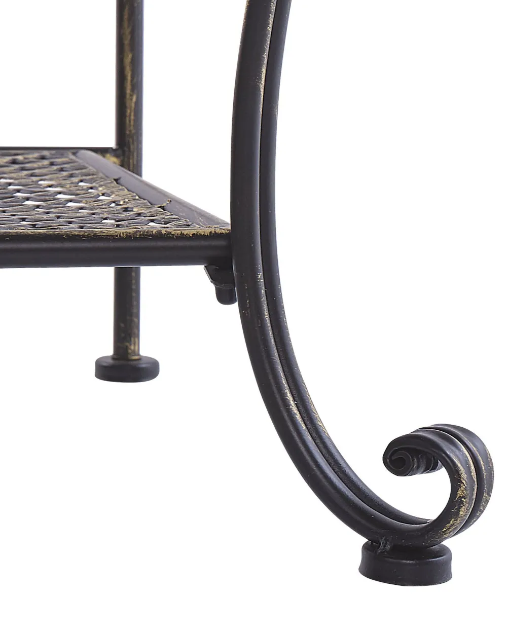 New Beliani Hylly Rauta 4 Hyllya Musta Pavona