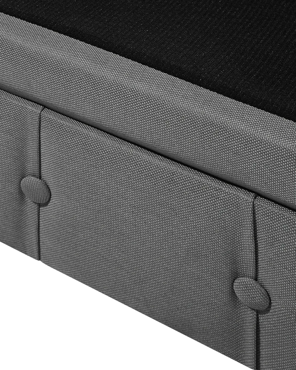 Nojatuolit<Beliani Iso Vaaleanharmaa Kangasverhoiltu Nojatuoli Chesterfield