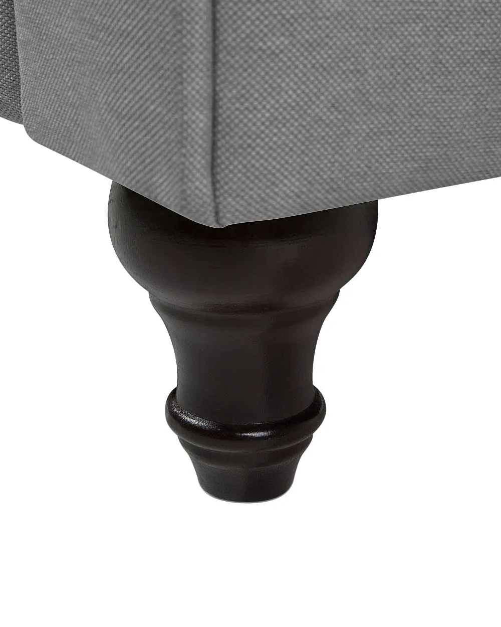 Nojatuolit<Beliani Iso Vaaleanharmaa Kangasverhoiltu Nojatuoli Chesterfield