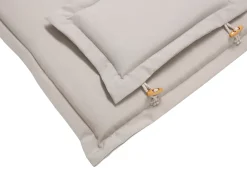 Tekstiilit<Beliani Istuintyyny 2 Kpl Harmaanruskea Maui