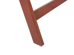 Shop Beliani 6-Istuttava Akaasiapuinen Ulkoruokailuryhma Harmailla Pehmusteilla Toscana