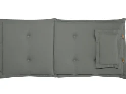 Ulkokalusteet<Beliani 6-Istuttava Akaasiapuinen Ulkoruokailuryhma Harmailla Pehmusteilla Java