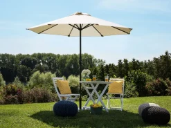 Ulkokalusteet<Beliani 2-Istuttava Bistrosetti Akaasia Valkoinen Fiji