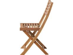 Ulkokalusteet<Beliani 2-Istuttava Bistrosetti Akaasia Vaalea Puu Fiji