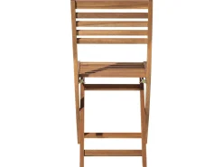 Ulkokalusteet<Beliani 2-Istuttava Bistrosetti Akaasia Vaalea Puu Fiji