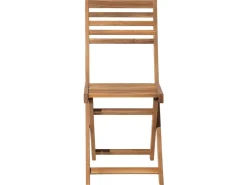 Ulkokalusteet<Beliani 2-Istuttava Bistrosetti Akaasia Vaalea Puu Fiji