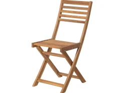 Discount Beliani 2-Istuttava Bistrosetti Akaasia Vaalea Puu/Sininen Fiji