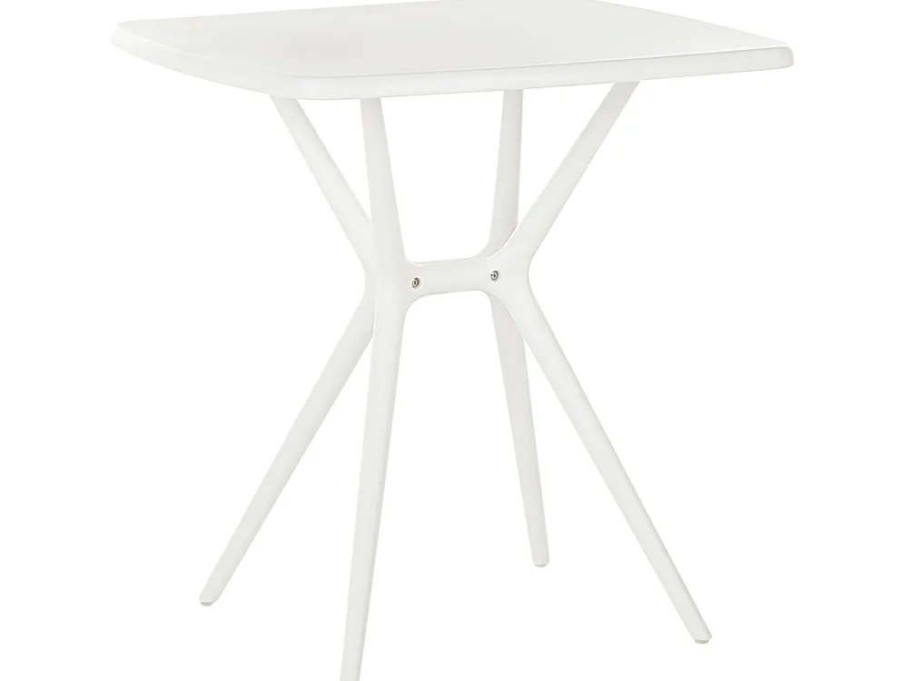 Shop Beliani 2-Istuttava Bistrosetti Muovi Turkoosi/Valkoinen Sersale/Vieste